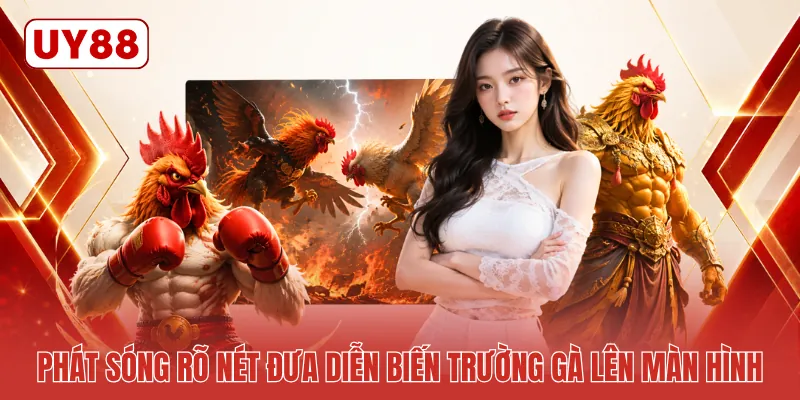 Phát sóng rõ nét đưa diễn biến trường gà lên màn hình